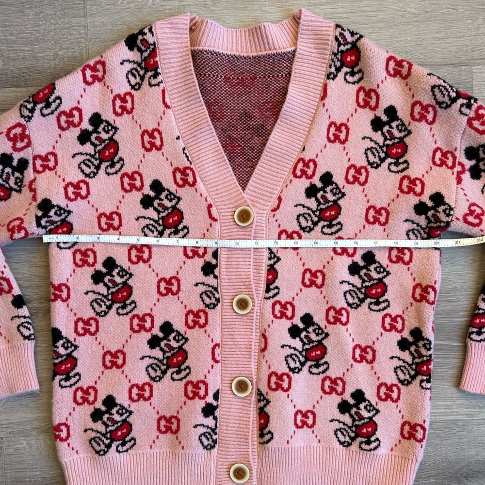 Pink Mickey Mouse Women's Sweater size M - Picture 2 of 5